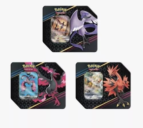 Pokemon Card Crown Zenith Galarian Bird Tins (English)
