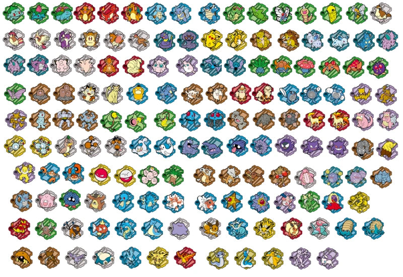 Pokemon 151 Puzzle Fridge Magnet Set Sealed Box (Chinese)